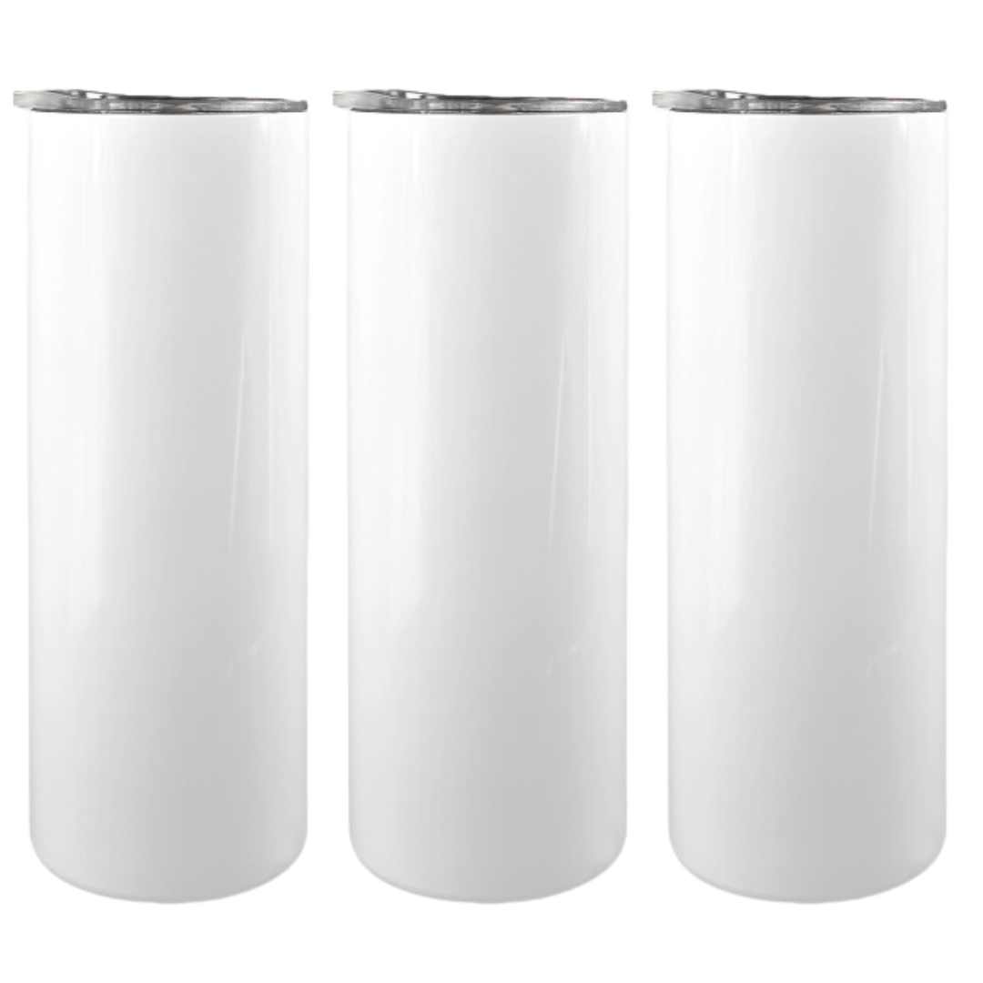 Branded White Tumbler