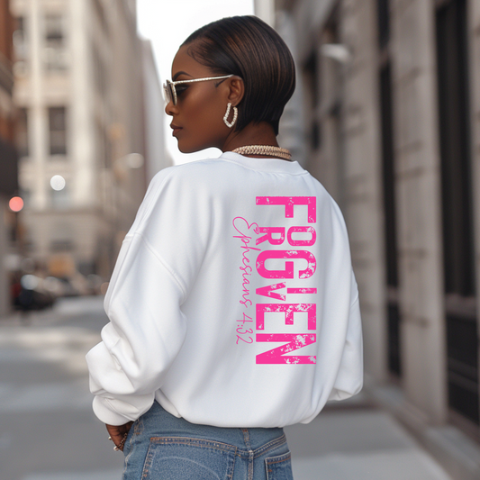 FORGIVEN in PINK -Long Sleeve Sweatshirt