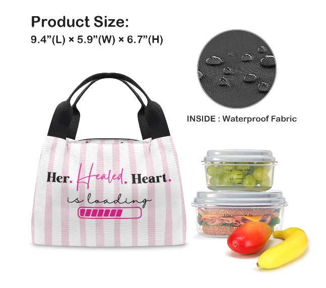 Her Healed Heart is loading stylish lunch bag